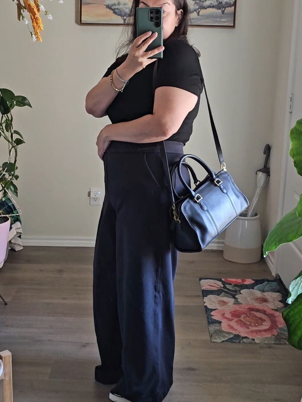 Coach Beaumont 1994 Black Satchel style number 9871